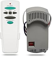 COREBAY Universal Ceiling Fan Remote Control Kit with Up Down Light Replacement for Hampton Bay/H...