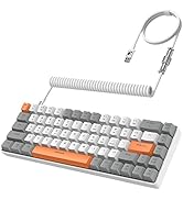 ZIYOU LANG RK-T8 Wired 65% Mechanical Gaming Keyboard with RGB LED Backlit Anti-ghosting TKL Mini...