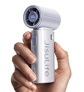 JISULIFE Handheld Fan Life9S, Turbo Power: High-Speed Motor, Up to 22H Runtime, 5000mAh Rechargea...