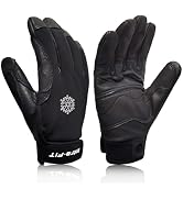 Intra-FIT Climbing Gloves Rope Gloves for Cold Weather,Fleece Liner,Perfect for Rappelling Rescue...
