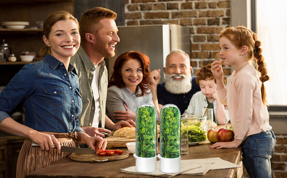 herb keeper for refrigerator