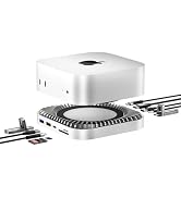 Mac mini M4 Dock, Aluminum Stand and HDMI Hub for Mac mini M4 and M4 Pro 2024 with M.2 NVMe/SATA ...