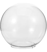 Uonlytech 70mm Opening Hole Lighting Fixture Replacement Glass Globe Shade Clear Glass Lamp Shade...