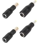 Tonton DC Power Plug Connector 2pcs 8mm DC 7909 Male to DC 5.5mm x 2.1mm Female Adapter and 2pcs ...