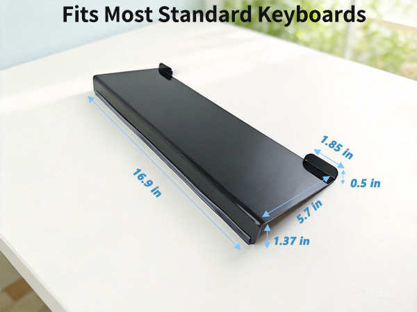 15° tilted design elevates keyboard
