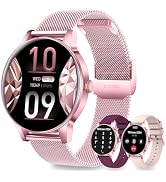 Fitdafit Smart Watches for Women, 1.27" HD Smartwatch Answer/Make Call, Womens Smart Watch with H...