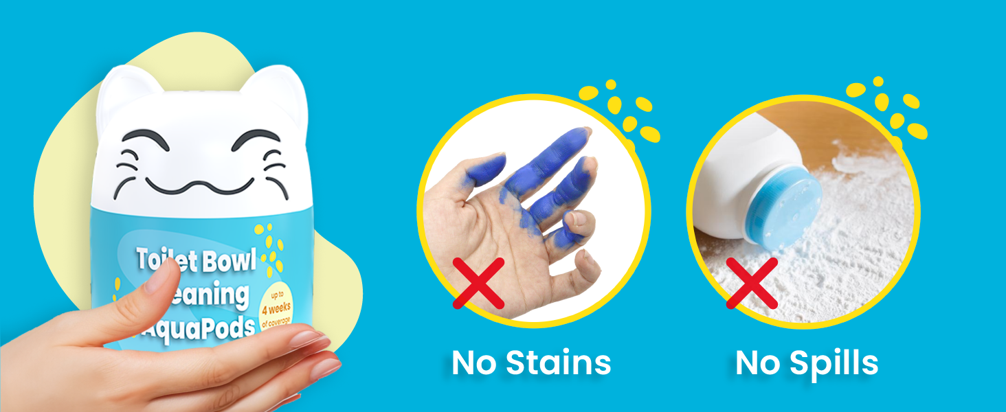 Simple Life - Toilet Cleaning Aquapod - A+ Content - No Stains or Spills