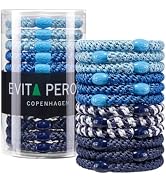EVITA PERONI Hair Ties - 12 Pcs Colorful Hair Elastics No Damage High Ponytail Holders Loop Weave...