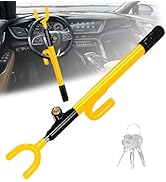 NOEAIKE Steering Wheel Lock,Heavy Duty Anti-Theft Car Device,Adjustable Length Locking with 3 Key...
