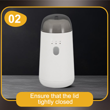 Close the diffuser lid