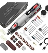 PHALANX Cordless Rotary Tool Kit, 4V 4000mAh Battery, 80 Accessories, 9 Speed Settings, 28000 RPM...