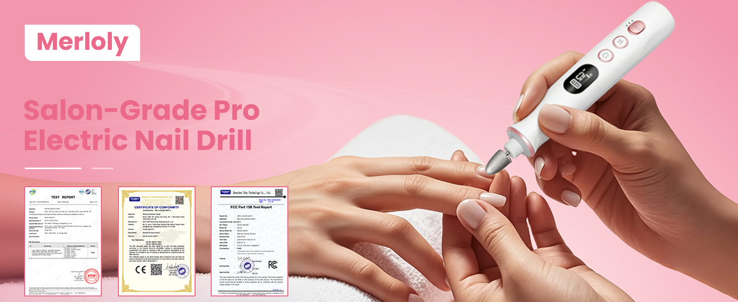 Salon-Grade Pro Electric Nail Drill