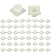 Kewucn License Plate Nylon Screw Inserts, Front and Back License Plate Nut Bracket Clip Fasteners...
