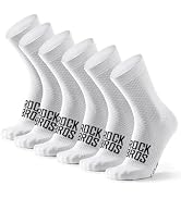 ROCKBROS Cycling Socks for Men Women Breathable Wicking Bike Socks, Compression Fit, Tall Crew, R...