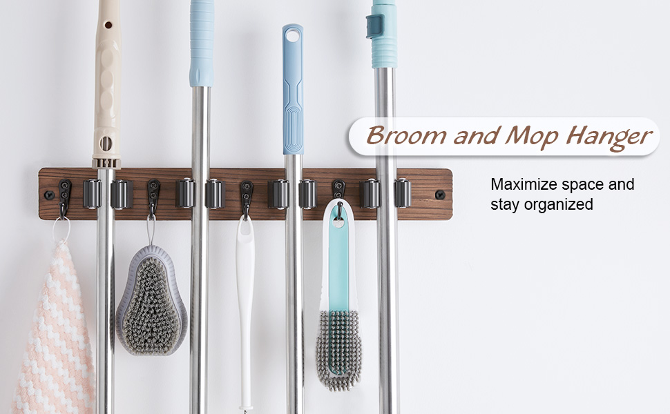 mop and broom holder