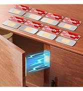 Cosygo 8Sets Extra Strong Magnetic Cabinet Door Catch, No-Drill Invisible Ultra Thin Cabinet Magn...