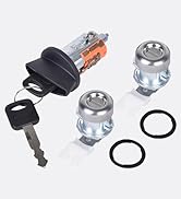 Ignition Lock Cylinder with Keys & Door Lock Cylinder Compatible with Ford F150 F250 F350 Excursi...