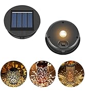 Solar Light Replacement Top 2 Pack LED Solar Lantern Light Lids Outdoor Waterproof Replacement So...