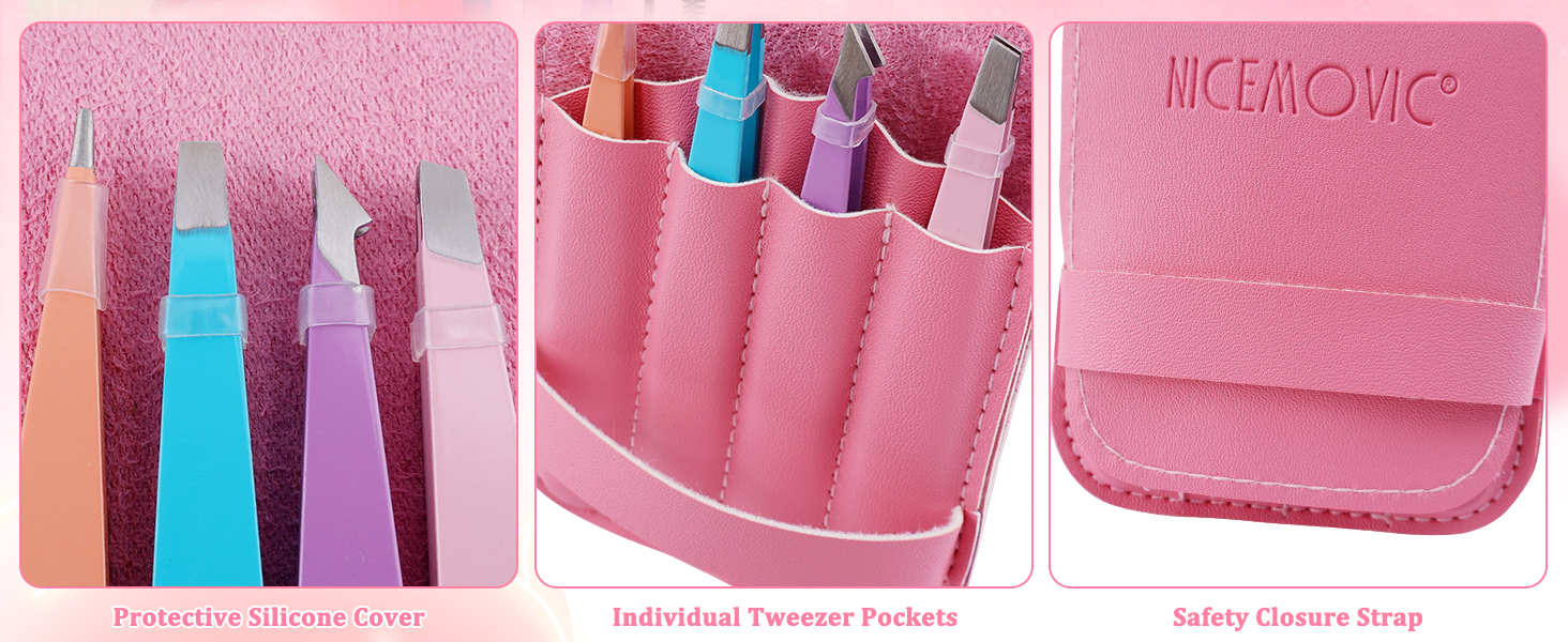 Tweezers with Carry Bag