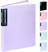 Sooez Art Portfolios 9"x12", 40 Pockets Large Portfolio Folder Display 80 Pages, Heavy Duty Art P...