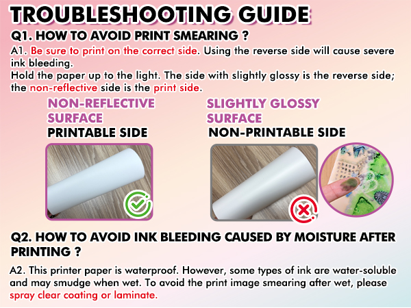 waterproof paper
