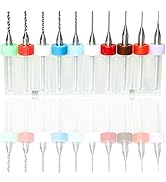 Micro Drill Bits - 10Pcs 0.3mm to 1.2 mm Tungsten Carbide PCB Print Circuit Board Tip Rotary Tool...