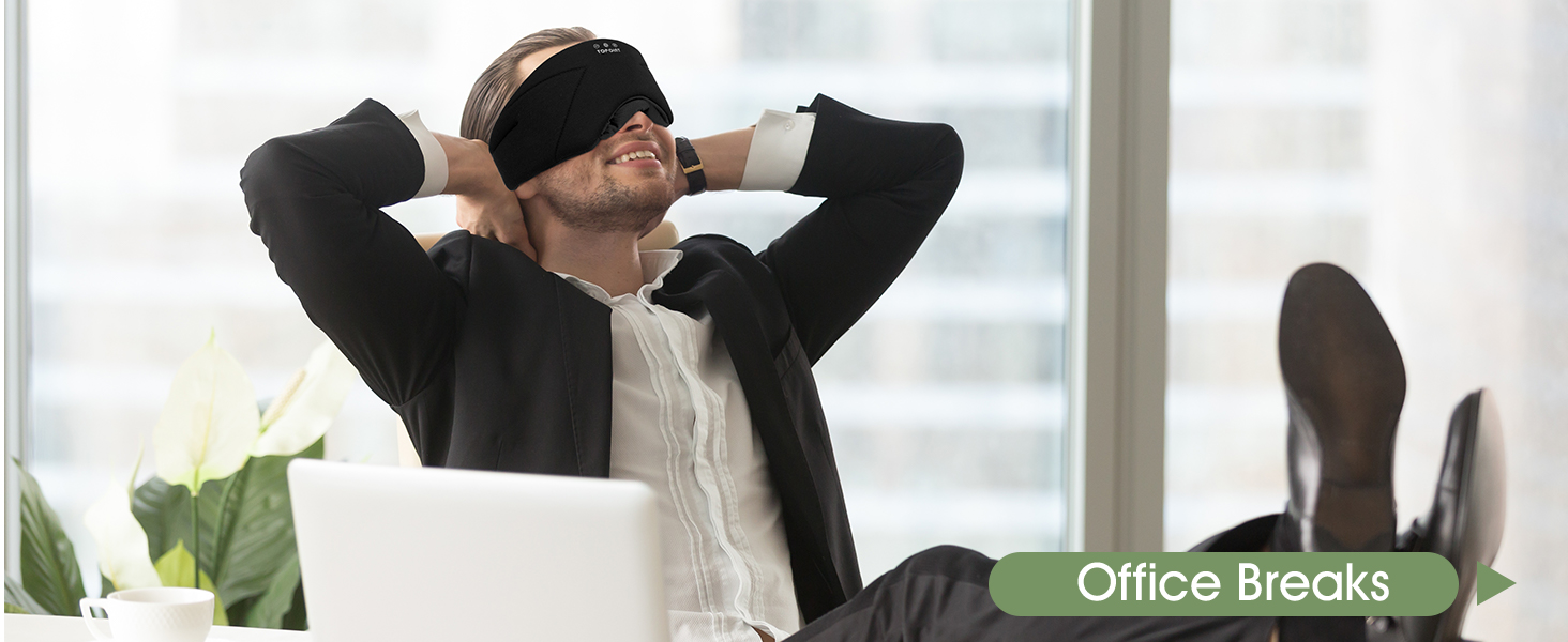 sleep mask with bluetooth headphones