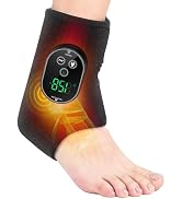 Cordless Neuropathy Foot Massager with Heat, Ankle Massager for Plantar Fasciitis & Swollen Feet ...