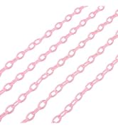Pandahall 5 Strands 16"-16.9" Long Plastic Rolo Cable Chains 13x7-7.5x9.5mm Curb Chain Links for ...