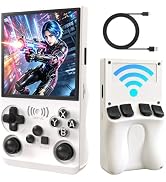 GAMINJA Retro Handheld Game Console,Retro Gaming Console with 4 Inch Screen | WiFi 2-Player Onlin...