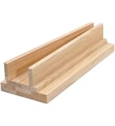 Wood Strips Slats Wooden Dowels for Crafts 3/8"x 1.5" x 12", 10 PCS Decorative Wood Trim Planks f...