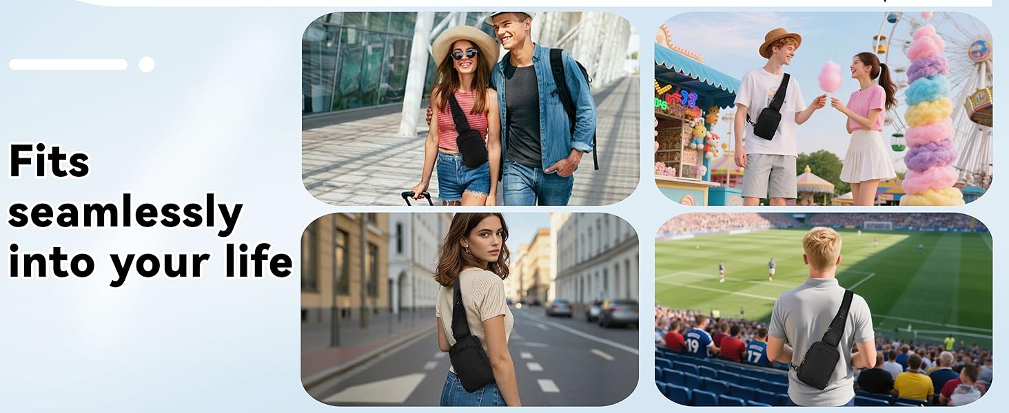 Anti-theft Crossbody Bags