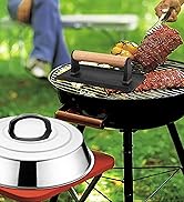 Onader 12 Inch Basting Cover Smash Burger Press Set