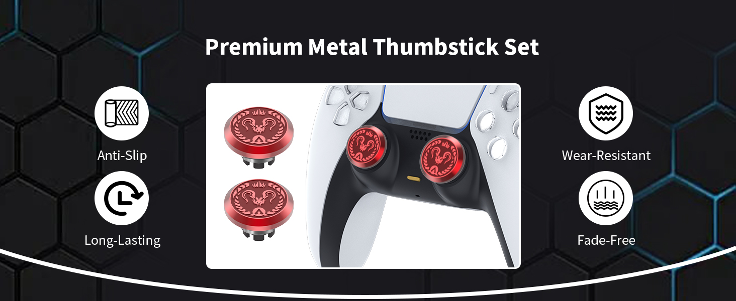 Metal Thumbsticks for PS5 Edge Controller