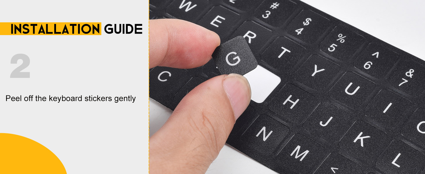 english keyboard stickers