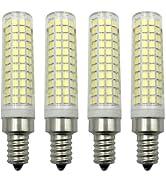 15W E12 LED Light Bulb Warm White 3000K, 136 LEDs 2835 SMD, Dimmable, 150W Halogen Equivalent, AC...