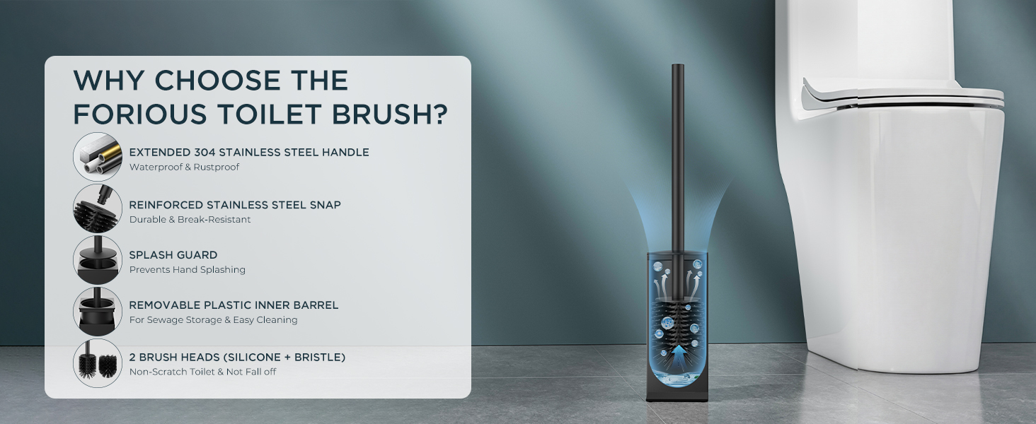 FORIOUS toilet brush