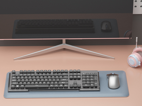 Acrylic Tilted Computer Keyboard Holder