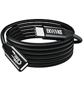EKVUVKE USB-C Extension Cable 3.3FT 240W/20Gbps/4K@60Hz Video Output, USB 3.2 Gen 2 USB C Extende...