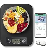 URAMAZ Smart Food Scale for Weight Loss, Kitchen Food Scales Digital Weight Grams and Oz with Nut...