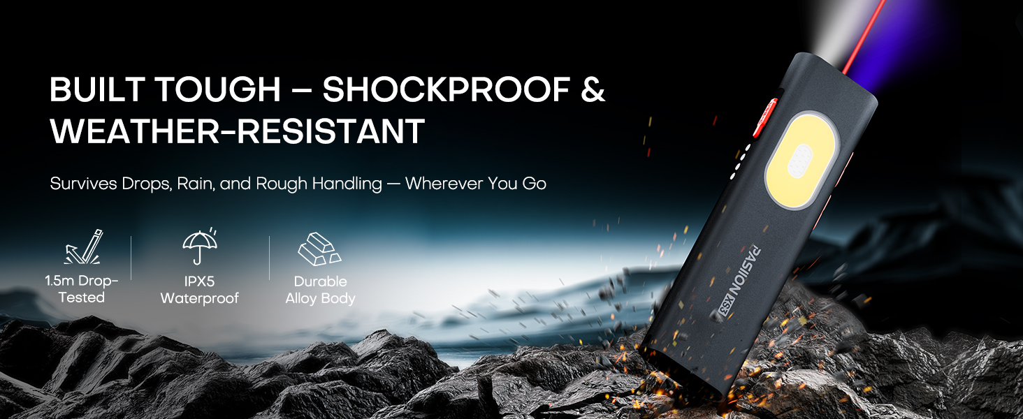 waterproof magnetic flashlight