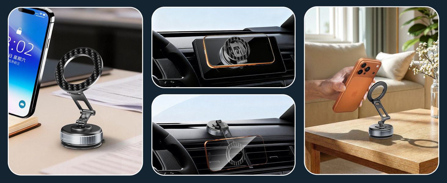 magnetic phone holder for car