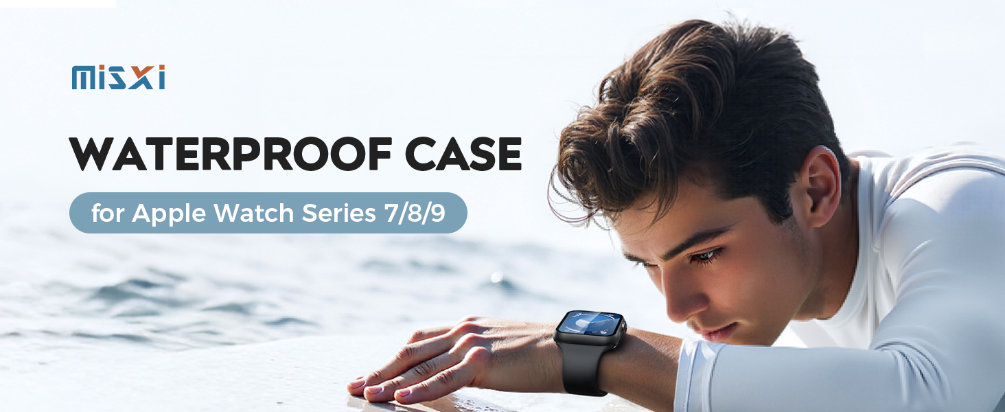 Waterproof Case for Apple Watch S9/S8/S7 -P1
