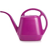 Fasmov Plastic Watering Can, Rose Red, 1-Gallon