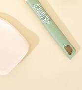 Cosamtec Silicone Mini Spatula Flexible Beveled Turner with Stainless Steel Inner Core and Nylon ...
