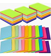 60 Pack Lined Sticky Notes Bulk 4 x 6 in Large Ruled Post Sticky Colorful Self-Stick Note Pads wi...