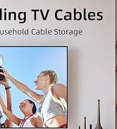 Delamu Large TV Cord Hider Wall, 94.5in Cord Covers for 3-4 Wires on Wall, Easy Set up Cable Hide...