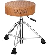 Augioth Hydraulic Drum Throne with 4" Memory Foam Seat (18-22" Height Adjustable) - Upgraded Trip...
