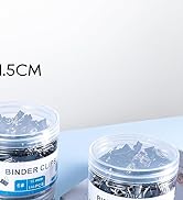864 PCS 15mm Mini Binder Clips