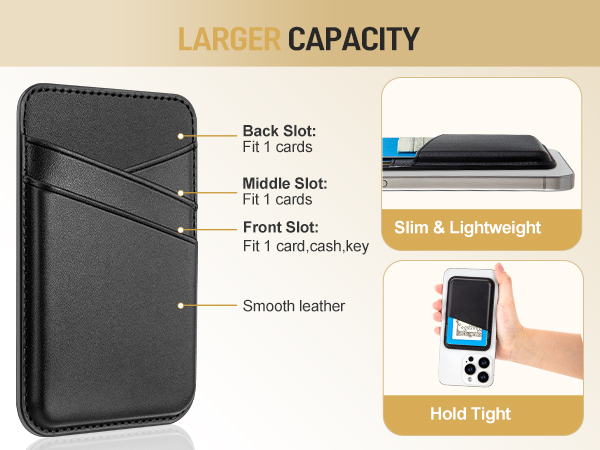 phone wallet stick on